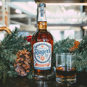 J. Rieger KC Whiskey Holiday Bottle 2021 Edition